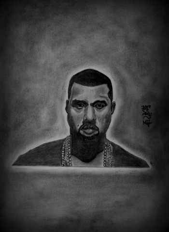 This art was inspired by Kanye Omari West - an American creative and entrepreneur 