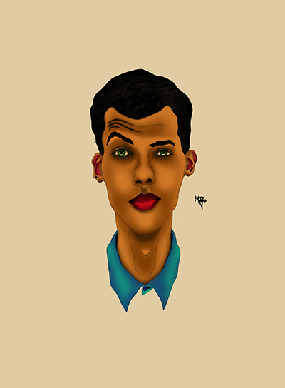 This art was inspired by Paul Van Have - a Belgian creative whose stage name is Stromae