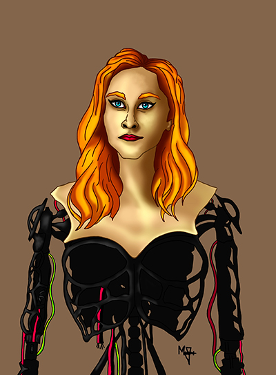 This art was inspired by Dolores Abernathy - a character in Westworld tv show