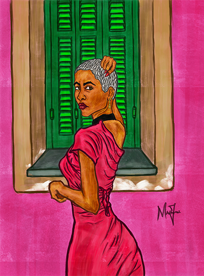 This art was inspired by vibrance